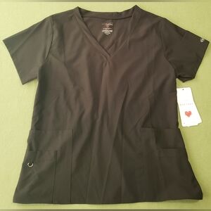 NWT NY Laundry MEDics Black Scrub Top